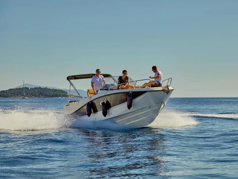 Quicksilver 755 SD premium speedboat Dubrovnik 225HP